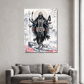 202.02 - The Eternal Shakti in Japanese Sumi-e Elegance — Photo 1