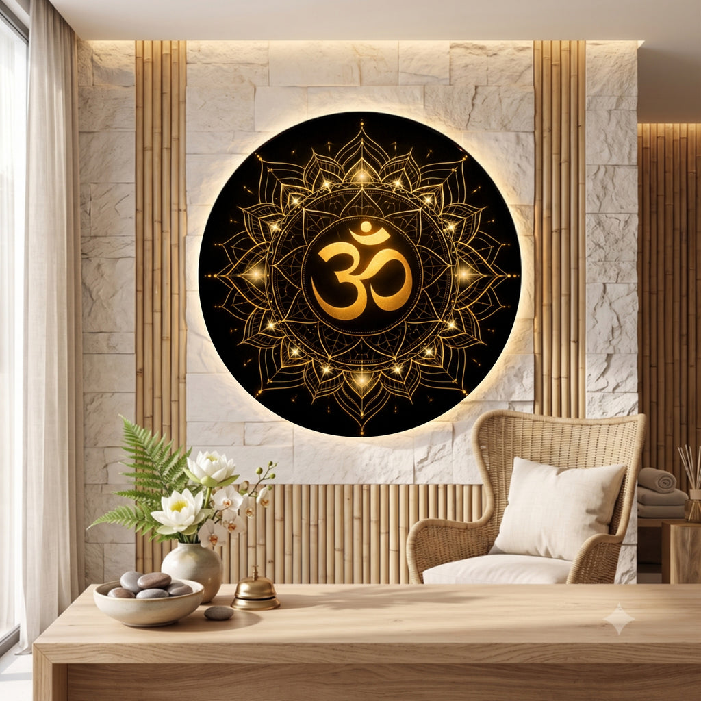 108.01 - Geometric Mandala Om — Photo 3