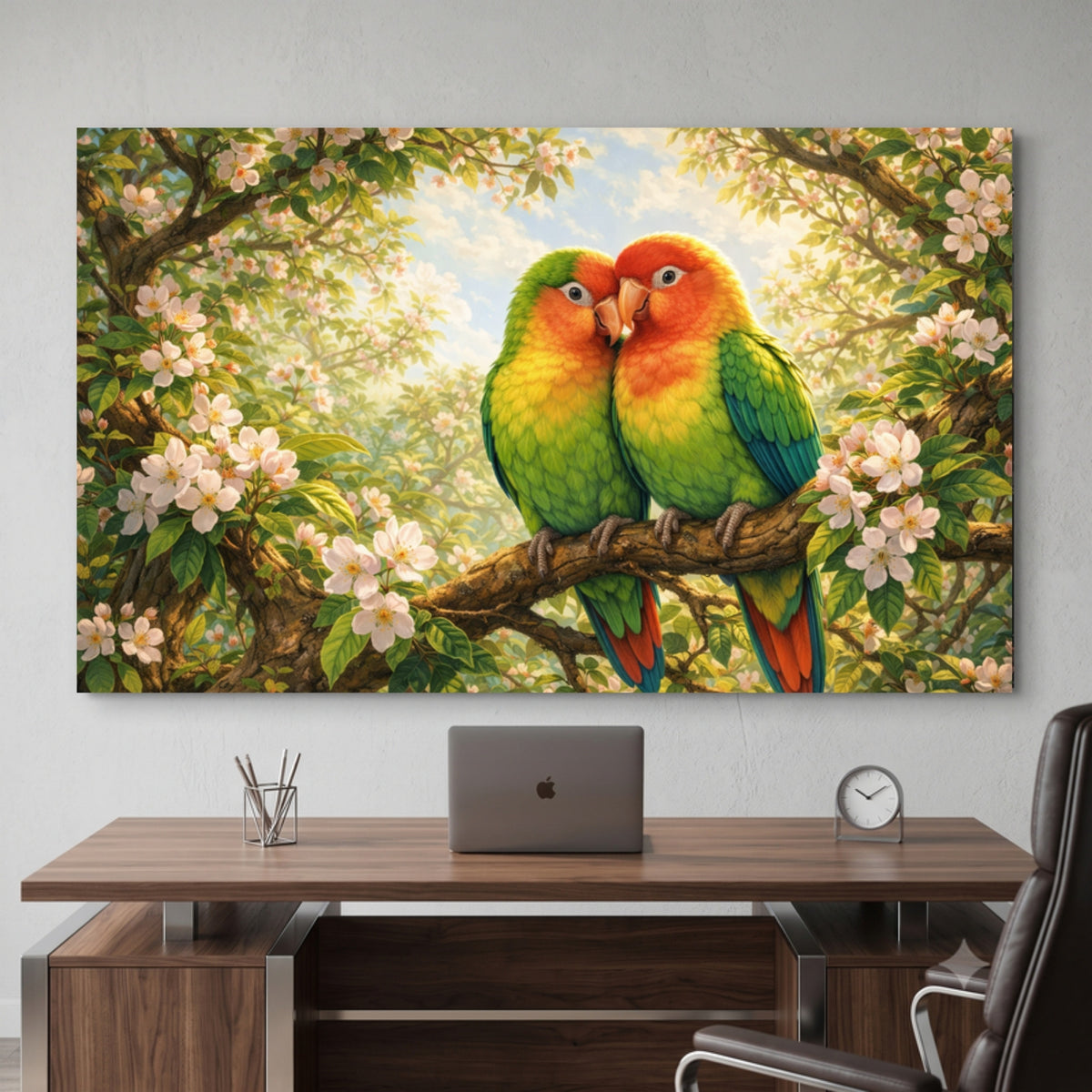 131.01 - Lovebirds in Blossom — Photo 3