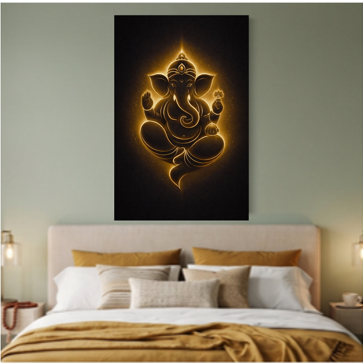 Minimalist Lord Ganesha Line Art — Photo 3