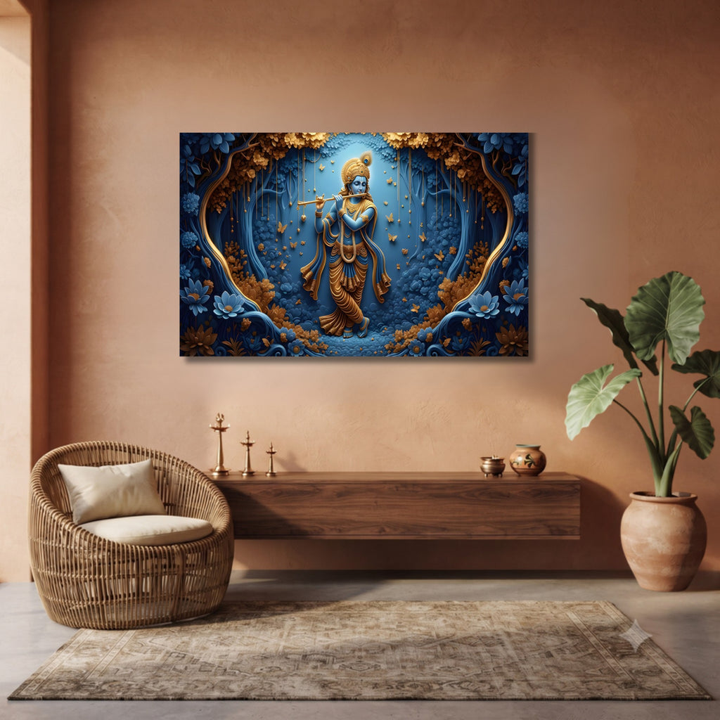 Divine Melody: Minimalist Krishna Flute — Photo 3