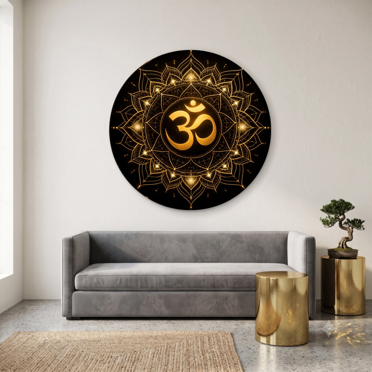 108.01 - Geometric Mandala Om — Photo 4