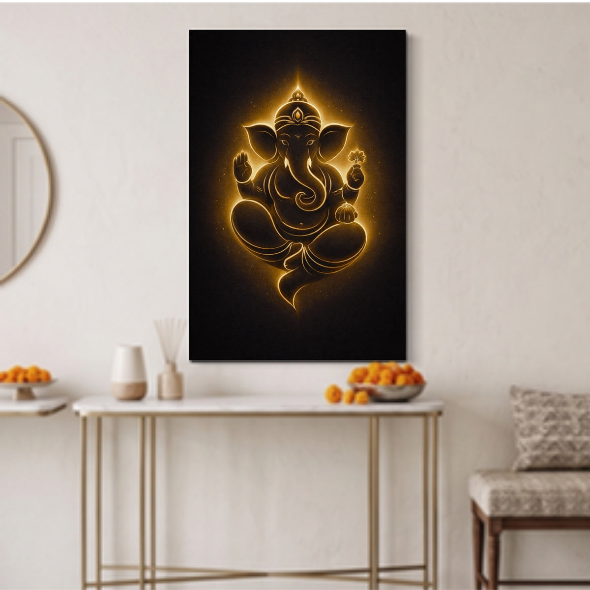 Minimalist Lord Ganesha Line Art — Photo 4