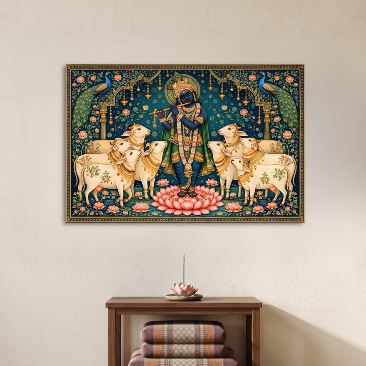 141.01 - Krishna with Sacred Cows (I) — Photo 4