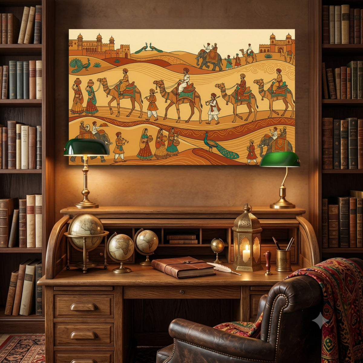150.01 - Stylized Rajasthani Artwork — Photo 4