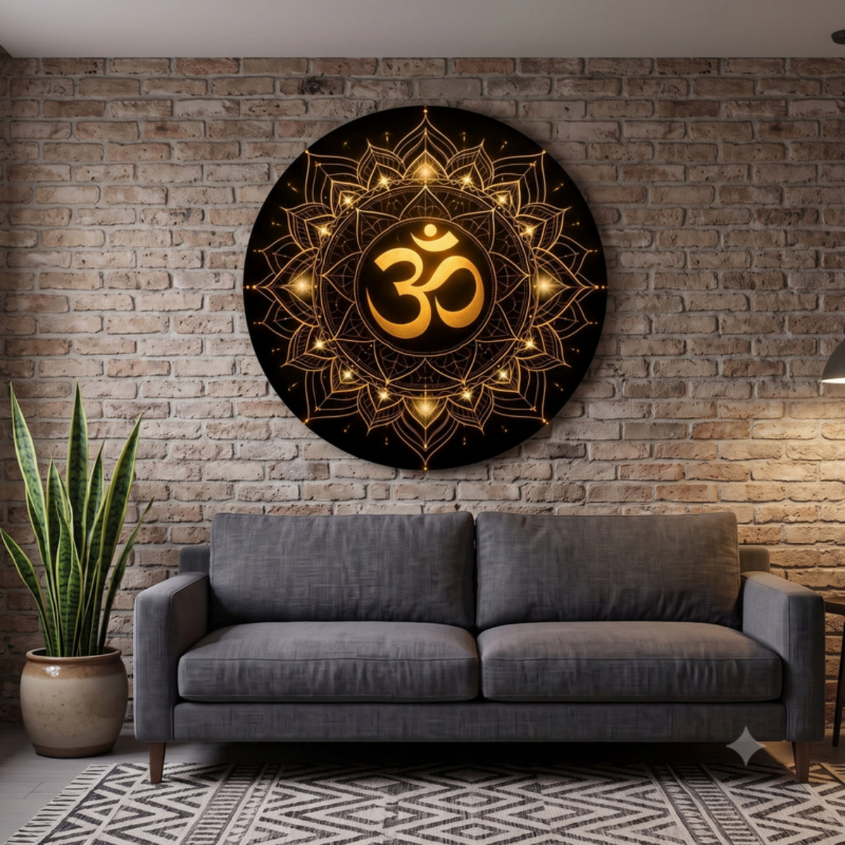 108.01 - Geometric Mandala Om — Photo 5