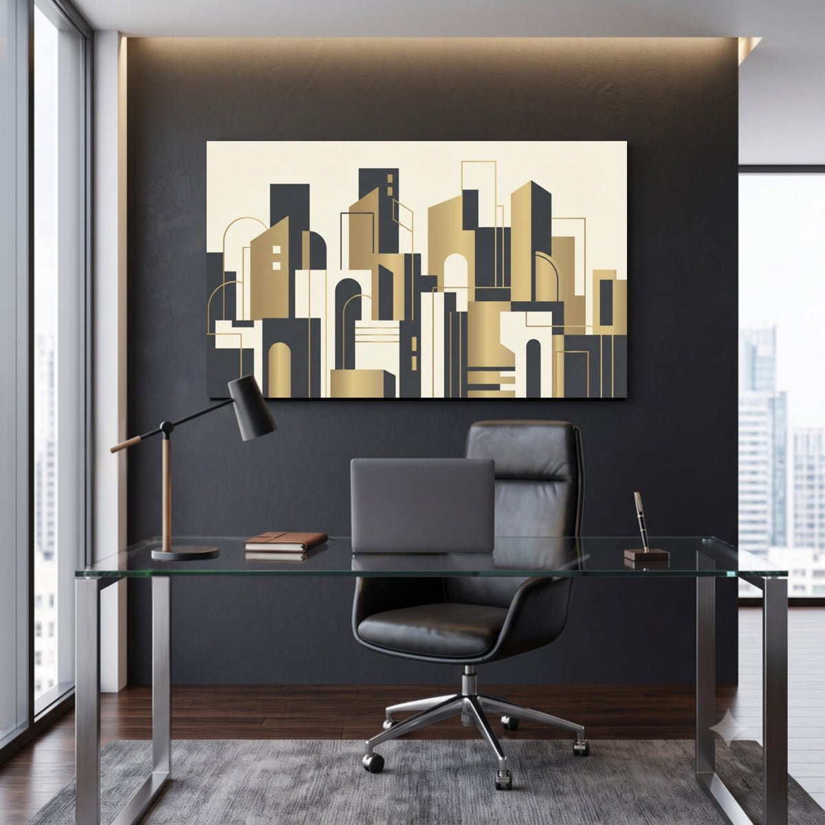 152.02 - Art Deco Skyline — Photo 1