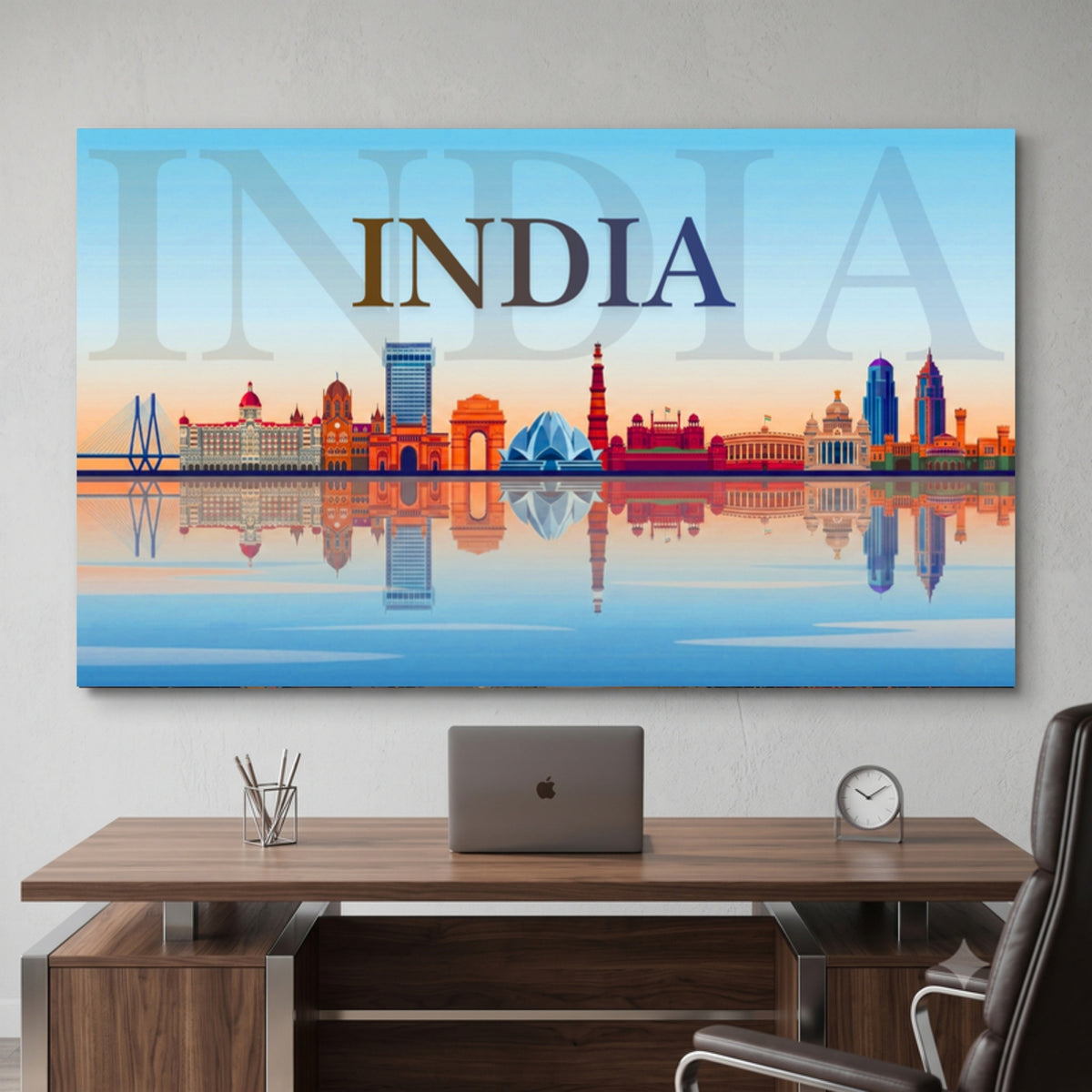 125.02 - India Skyline, Soft Dawn — Photo 1