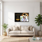 195.02 - Personalized Father Tribute Wall Art – Custom Photo Metal Print, Dad H — Photo 2