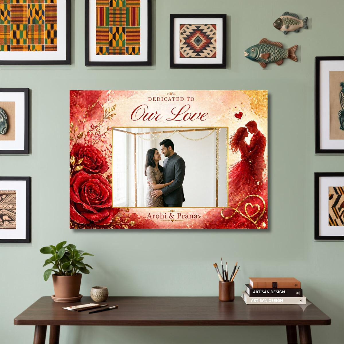 195.03 - Personalized Couple Wall Art — Photo 2