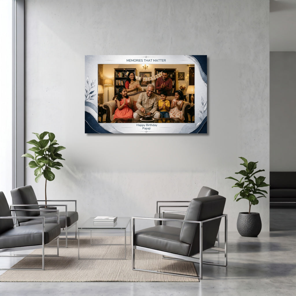 195.10 - Memories That Matter – Modern Minimal Personalized Photo Frame — Photo 2