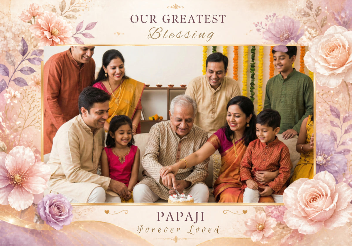 195.11 - Our Greatest Blessing – Personalized Parent & Child Memory Frame — Photo 1