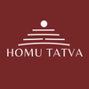 Homu Tatva logo (new cream, dark background)
