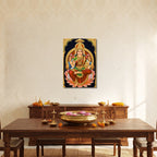 186.01 – Lakshmi Devi Tanjore Royal Portrait – Devotional Premium Wall Art – room mock-up 5