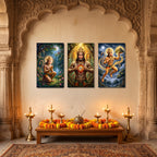213.01 – Hanuman Ji in Ashok Vatika – Ramayan Scene Premium Wall Art – room mock-up 2